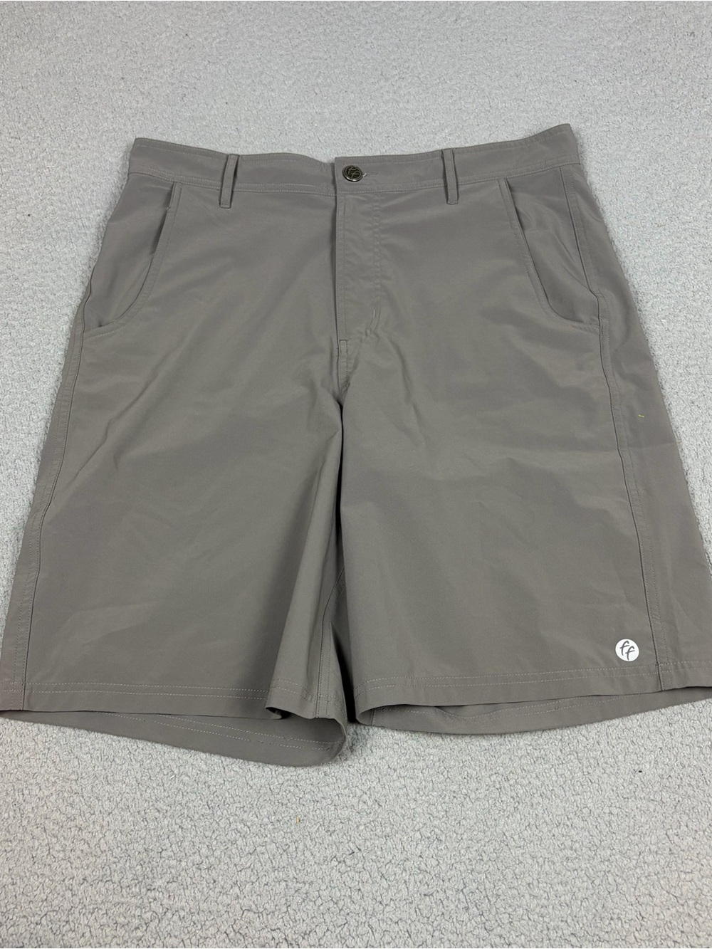 Free Fly Apparel Athletic Shorts Men's 34 Gray Stretch Performance Outdooe